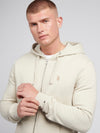 Mens Double Horsemen Zip Hoodie in Moonstruck