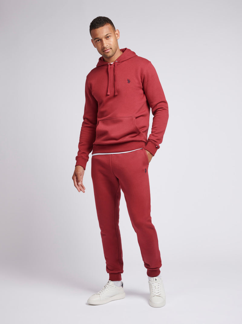 Mens Double Horsemen Joggers in Tibetan Red