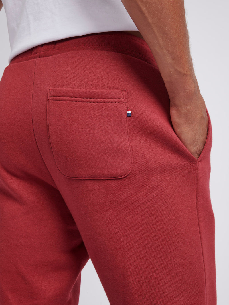 Mens Double Horsemen Joggers in Tibetan Red