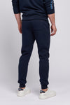 Mens Double Horsemen Joggers in Dark Sapphire Navy / Haute Red DHM