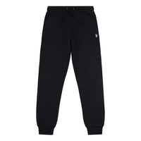 Mens Double Horsemen Joggers in Black Bright White DHM