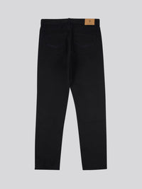 Mens Bedford Cord 5 Pocket Trousers in Black