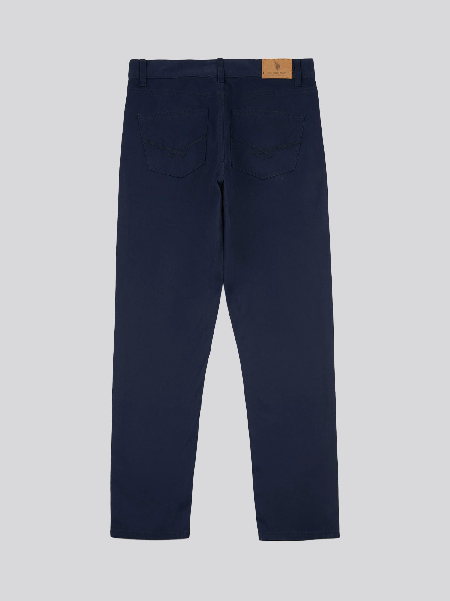 Mens Bedford Cord 5 Pocket Trousers in Dark Sapphire Navy