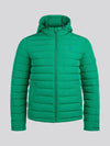 Mens Lightweight Quilt Hooded Puffer Jacket in Lush Meadow