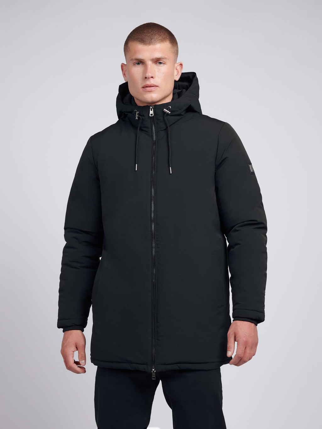 MensSmartParkaJacketinBlack