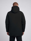 Mens Smart Parka Jacket in Black