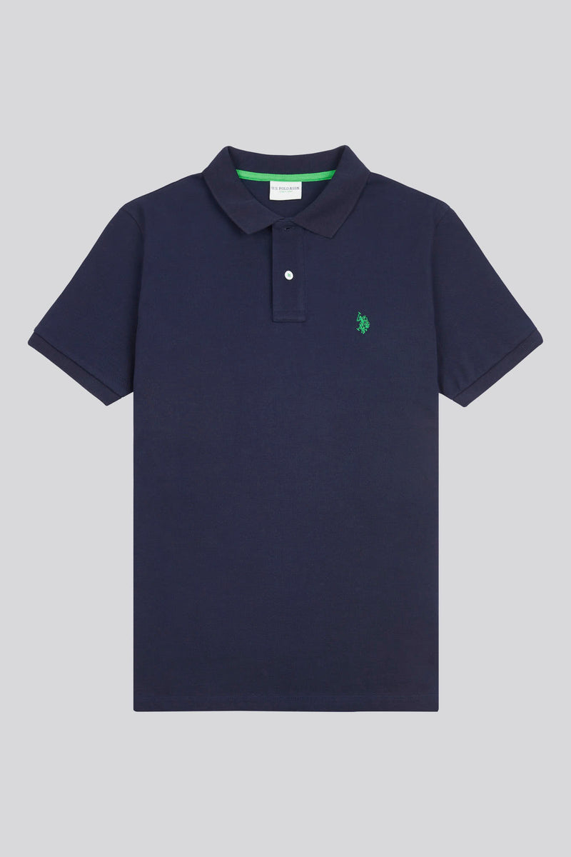 Mens Life Polo Shirt in Dark Sapphire Navy