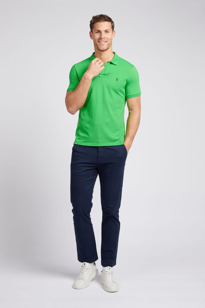 Mens Life Polo Shirt in Classic Green