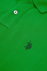 Mens Life Polo Shirt in Classic Green