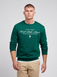 Mens Premium Graphic Sweatshirt in Rain Forest