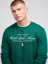 Mens Premium Graphic Sweatshirt in Rain Forest