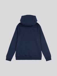 Mens Crest Graphic Hoodie in Dark Sapphire Navy