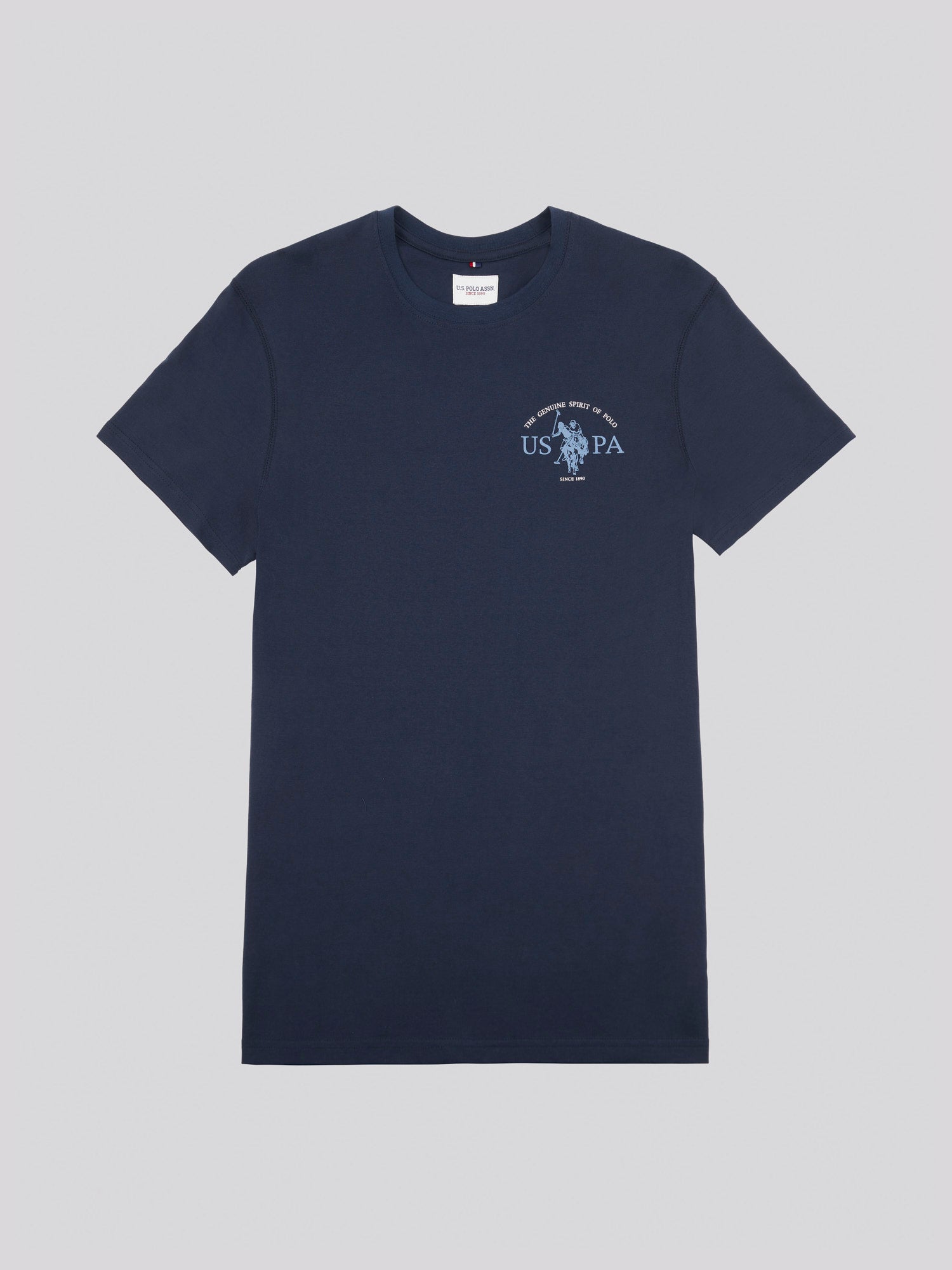 Mens Back Graphic T-Shirt in Dark Sapphire Navy