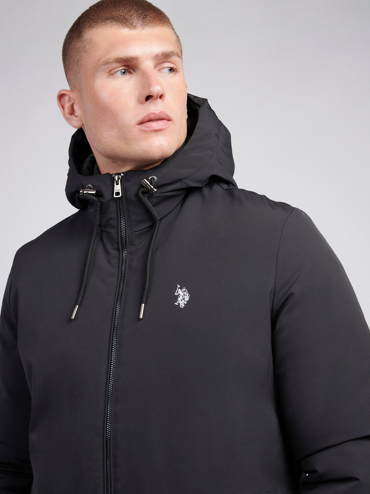 Mens Smart Padded Jacket in Black