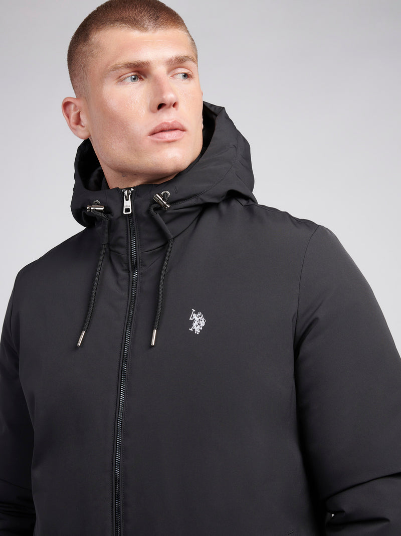 Mens Smart Padded Jacket in Black