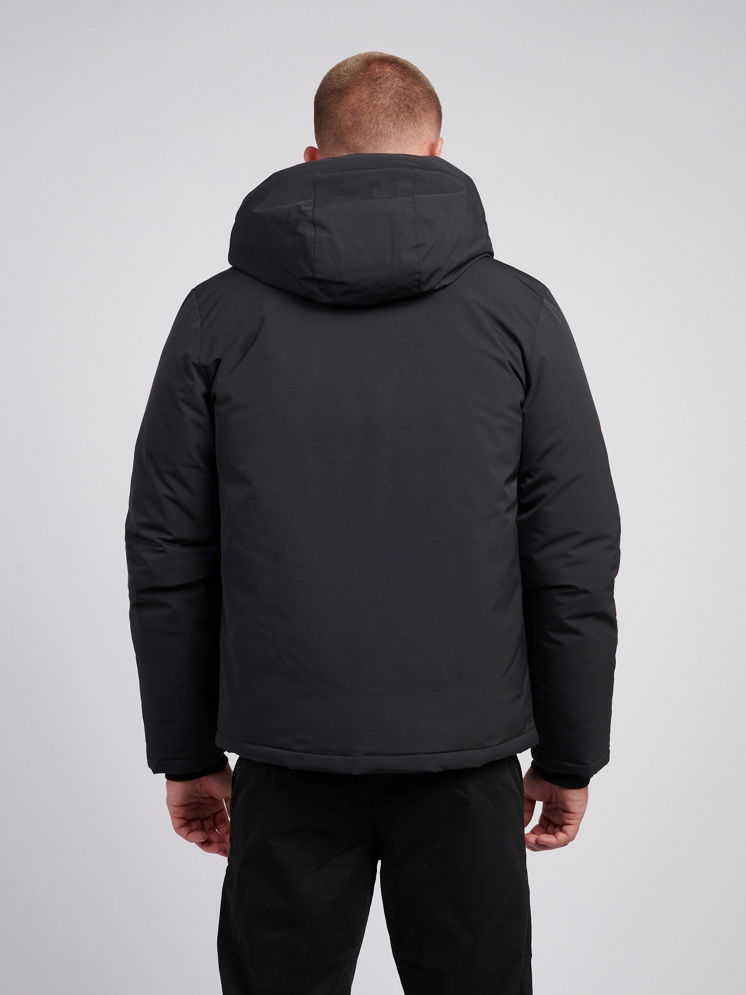 Mens Smart Padded Jacket in Black