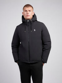 Mens Smart Padded Jacket in Black