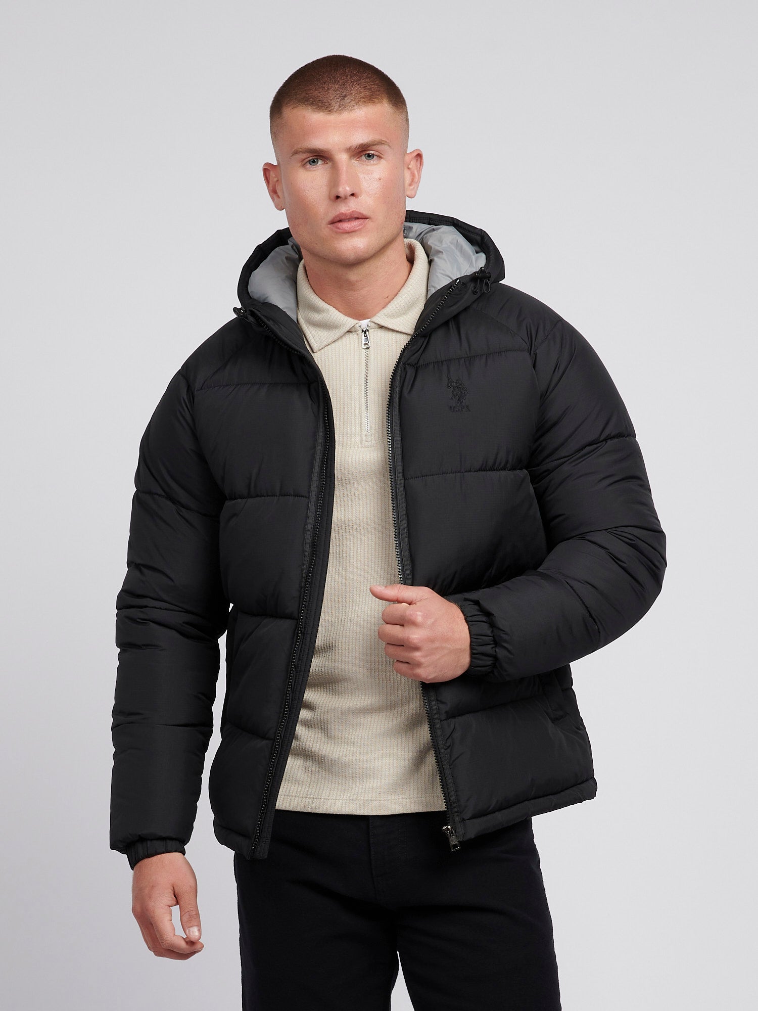 Polo hooded down jacket best sale