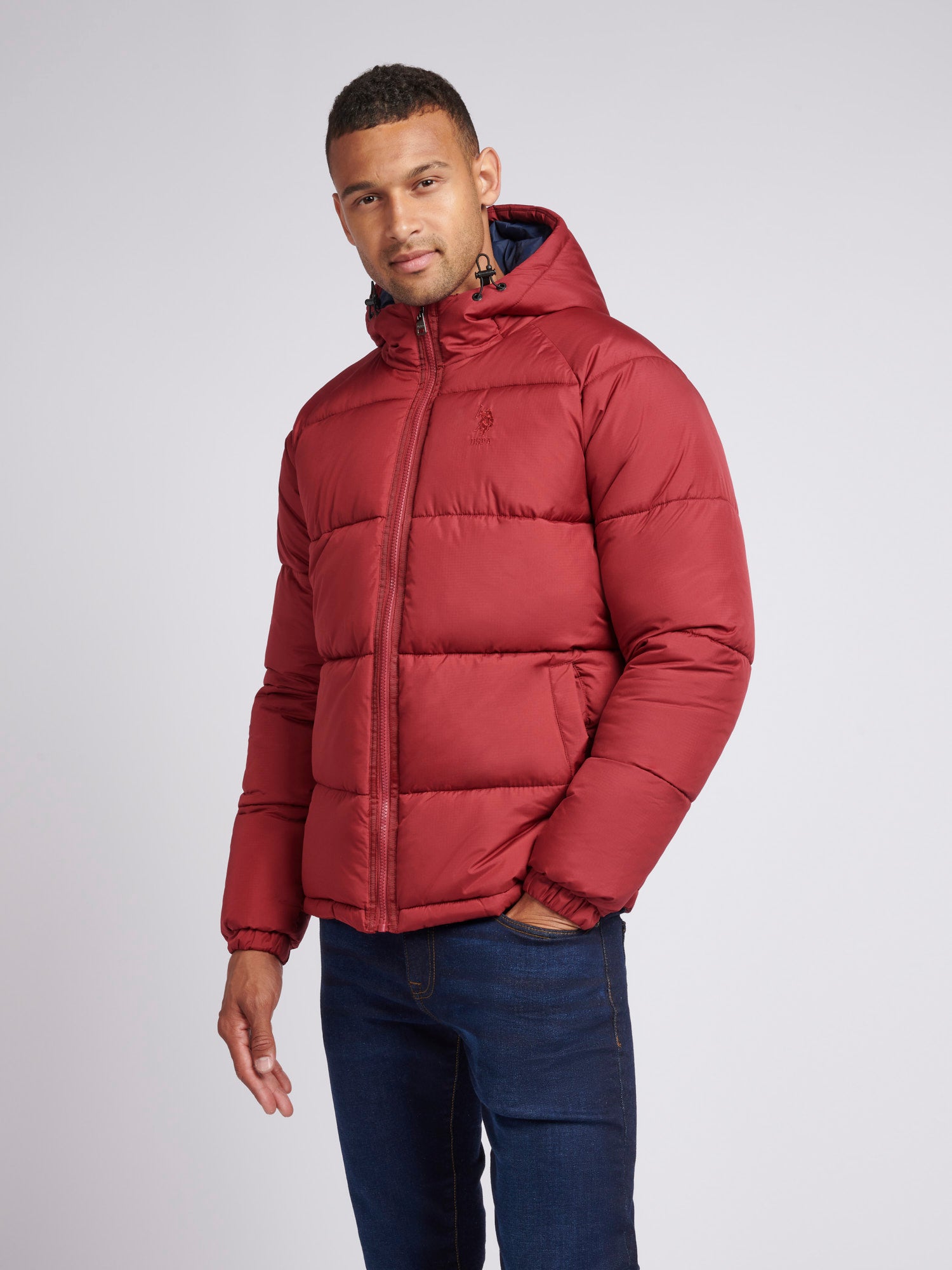 Puffer jacket no hood mens hotsell