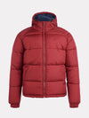 Mens Ripstop Hooded Puffer Jacket in Tibetan Red