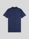 Mens Double Horsemen Jersey Polo Shirt in Dark Sapphire Navy