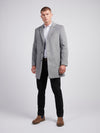 Mens Herringbone Coat in Ebony Windsor Wine DHM