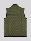 Quilted Hacking Gilet Forest Night