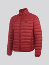 Mens Lightweight Bound Quilted Jacket in Tibetan Red