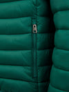 Mens Lightweight Bound Quilted Jacket in Rain Forest