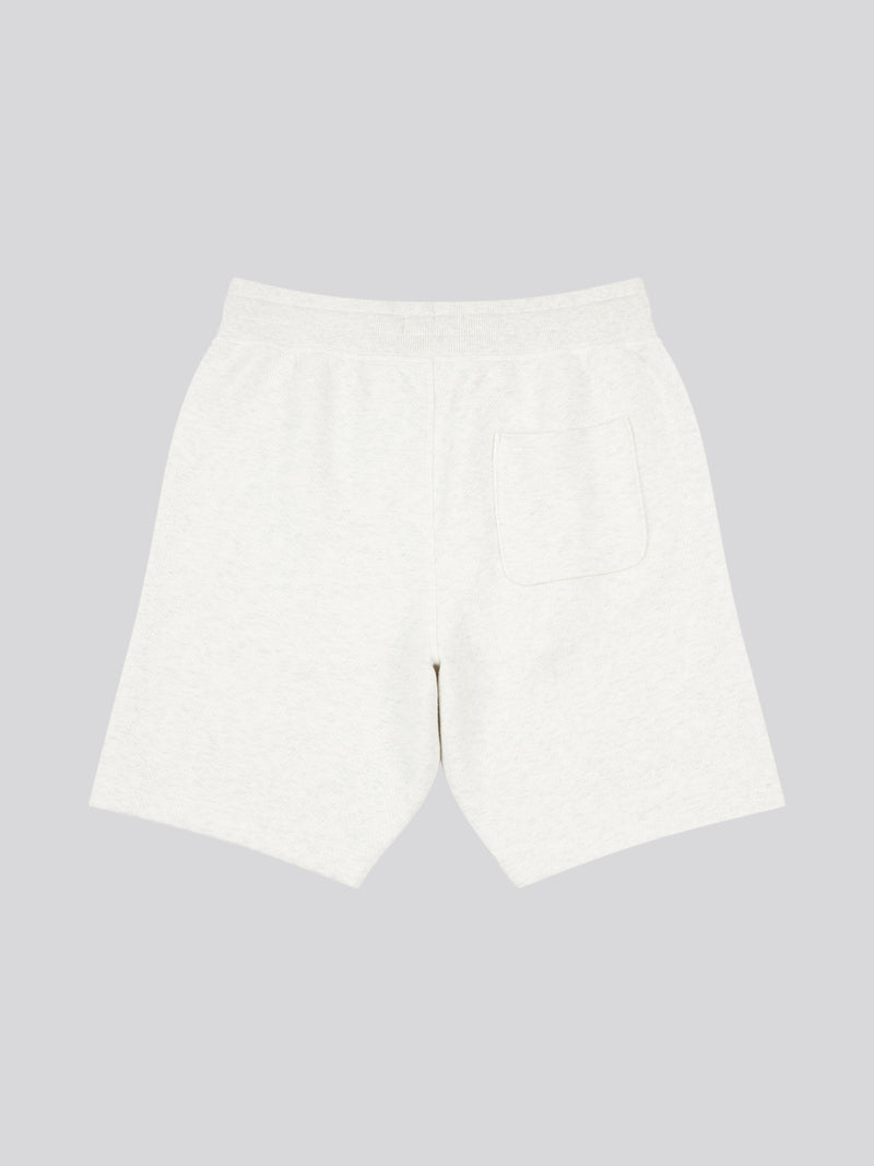 DHM Herringbone Sweat Short Light Grey Marl