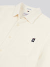 Textured Waffle SS Shirt Bright White