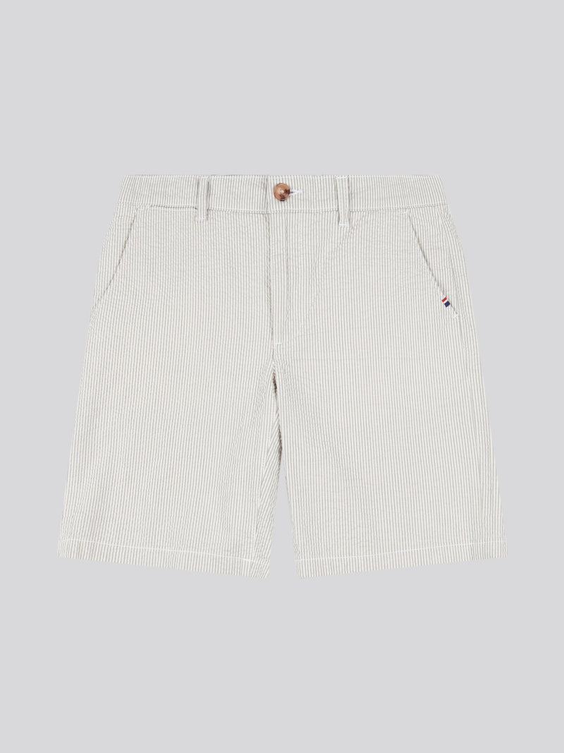 Seersucker Chino short Northern Droplet