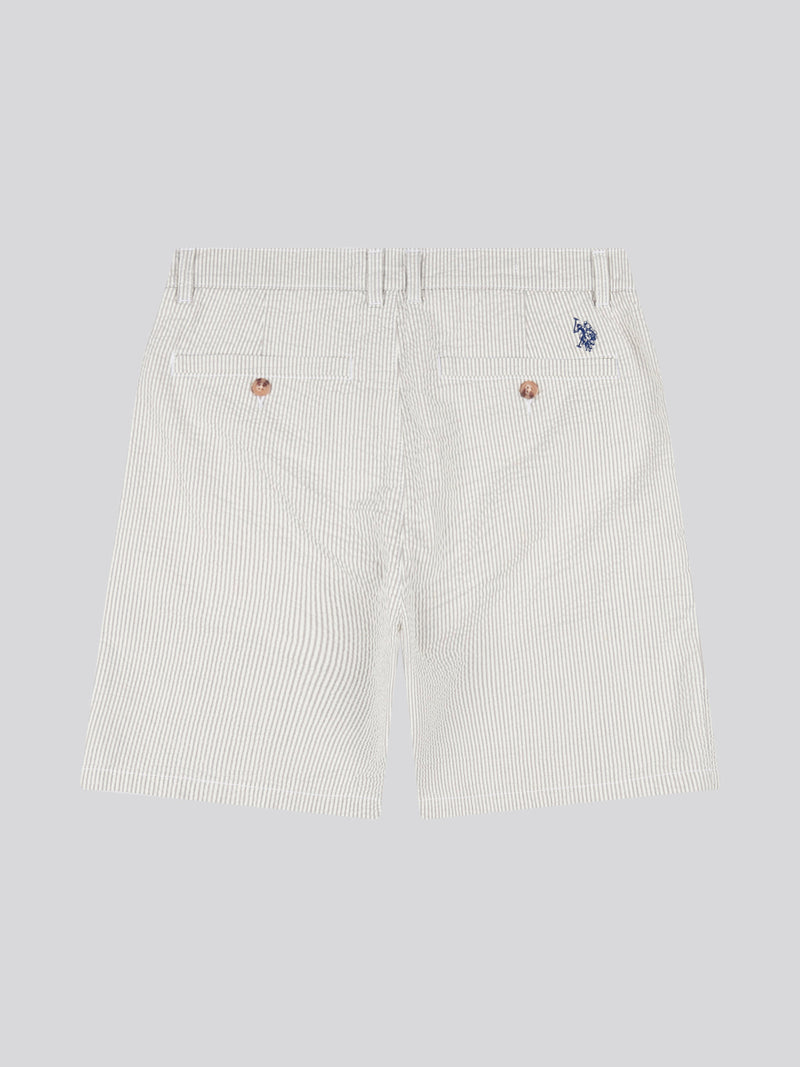 Seersucker Chino short Northern Droplet