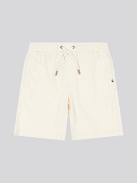 Cotton Twill Drawstring Short Whisper White