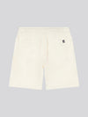 Cotton Twill Drawstring Short Whisper White