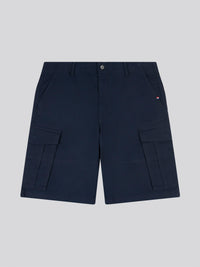 Dobby Weave Cargo Short Dark Sapphire Navy / Moonlight Blue DHM