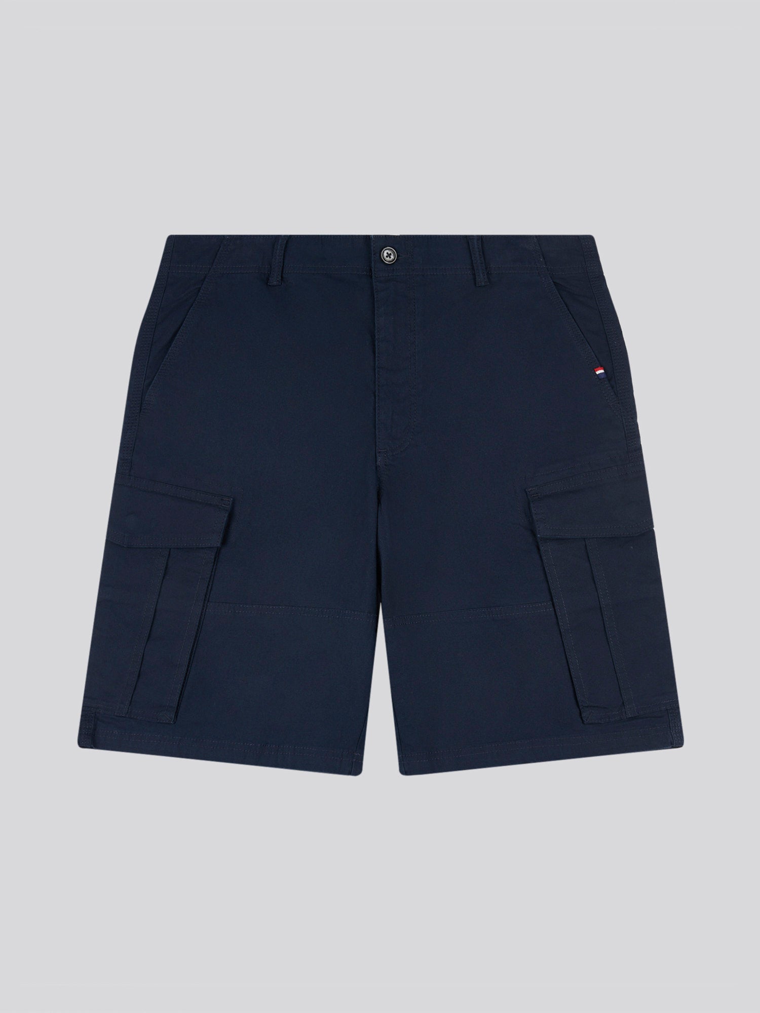 Dobby Weave Cargo Short Dark Sapphire Navy / Moonlight Blue DHM