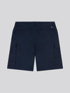 Dobby Weave Cargo Short Dark Sapphire Navy / Moonlight Blue DHM