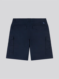 Dobby Weave Cargo Short Dark Sapphire Navy / Moonlight Blue DHM