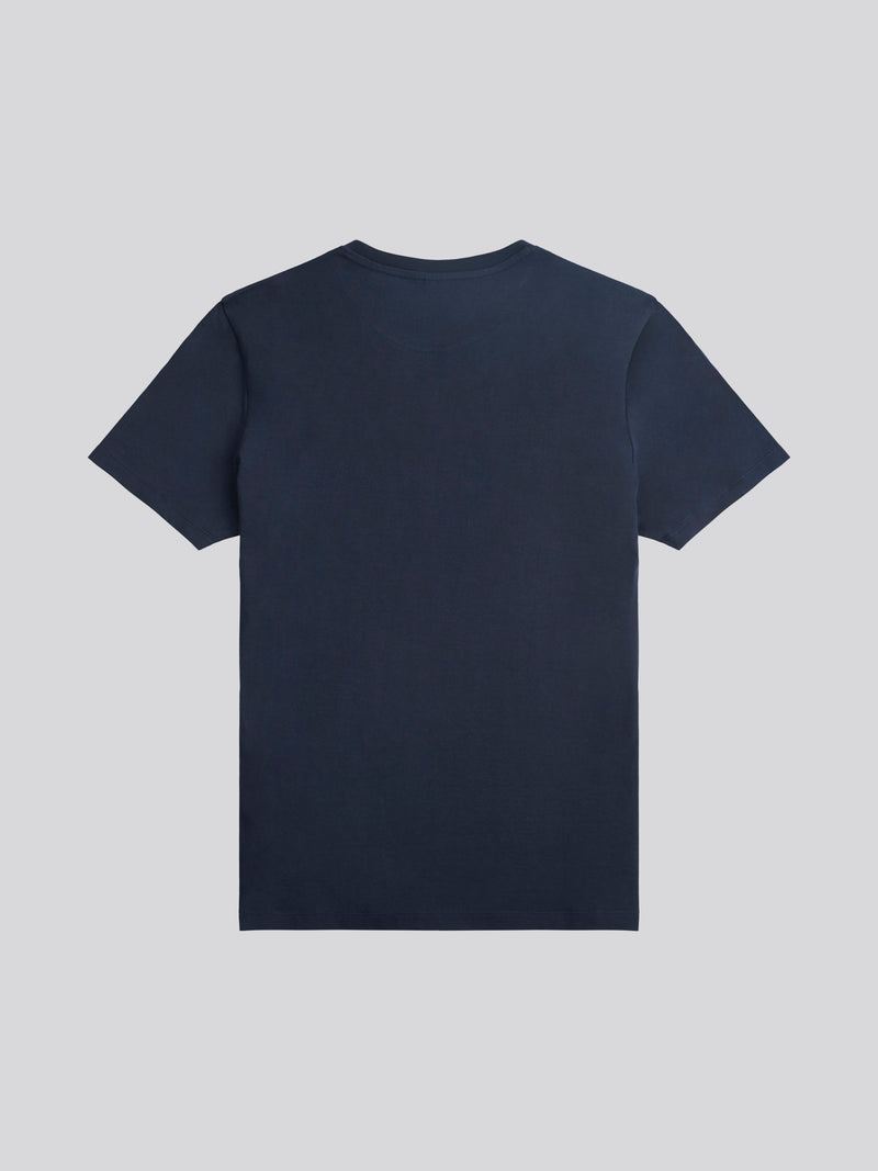 Mens Authentic Graphic T-Shirt in Dark Sapphire Navy