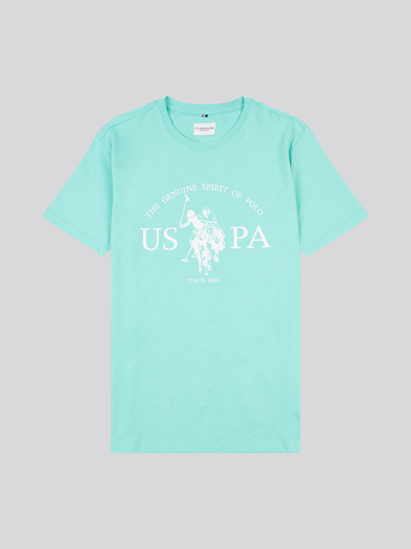 USPA Print Graphic Tshirt Pool Blue