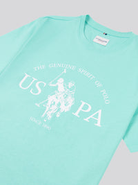 USPA Print Graphic Tshirt Pool Blue