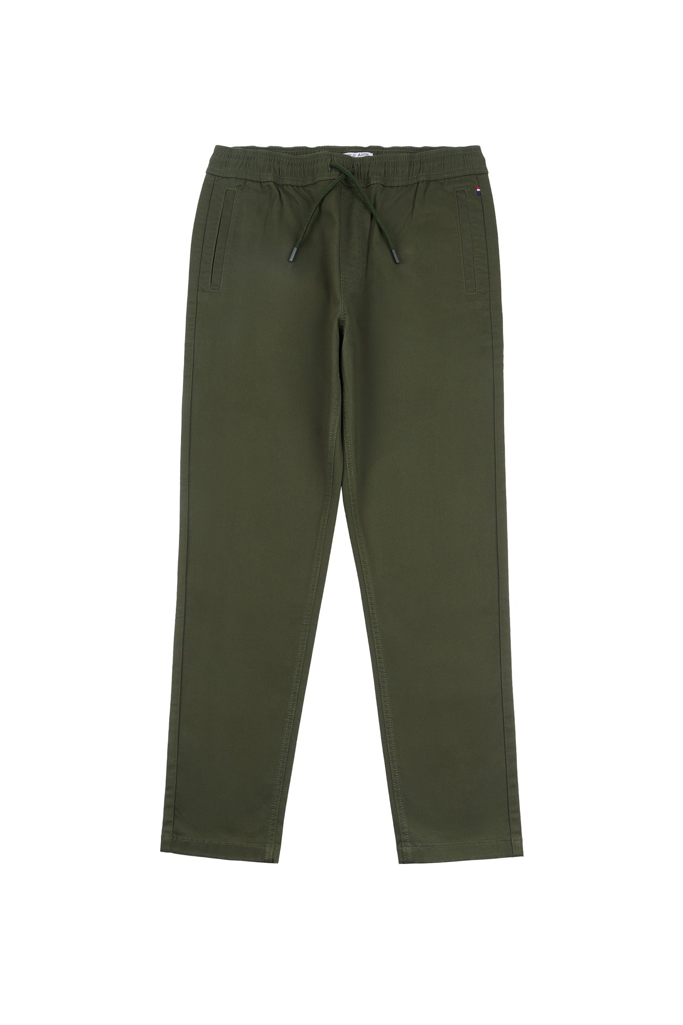 U.S. Polo Assn. Mens Linen Blend Drawstring Trousers in Dark Sapphire Navy  – U.S. Polo Assn. UK