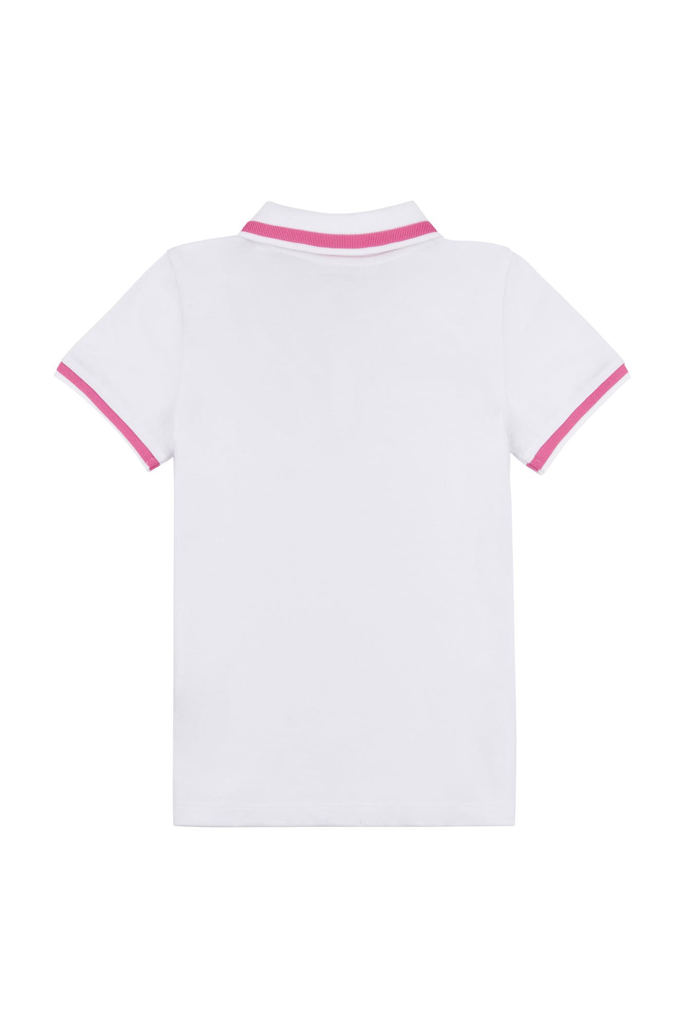 Girls Polo Shirt in Bright White