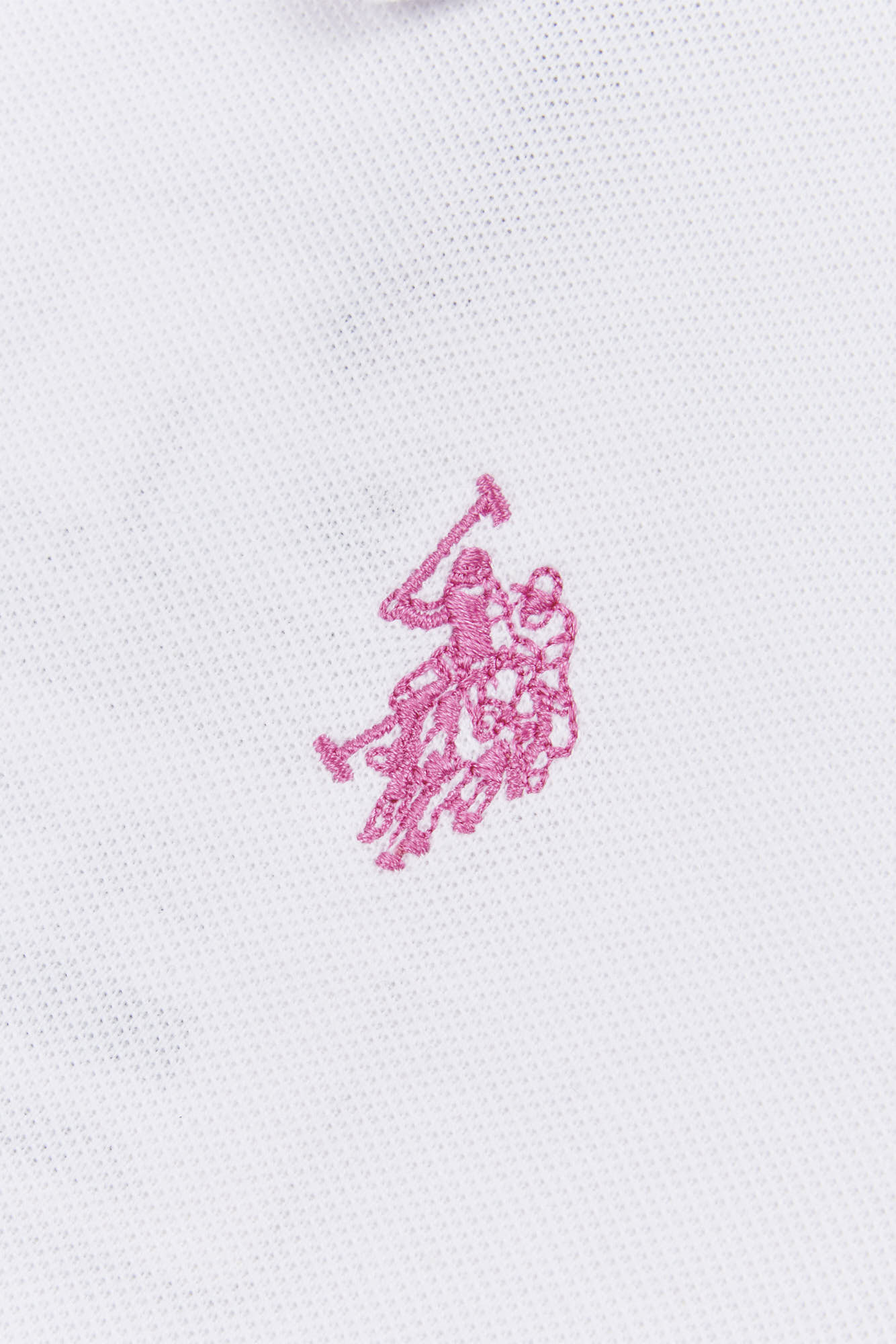 Girls Polo Shirt in Bright White