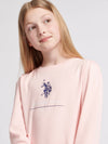 Girls Long Sleeve T-Shirt in Crystal Rose