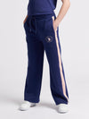 Girls Crest Graphic Joggers in Midnight Blue