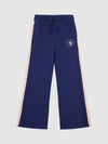 Girls Crest Graphic Joggers in Midnight Blue