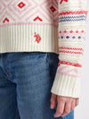 Fair ISLE Cardigan Marshmallow