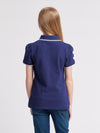 Girls Player 3 Sash Polo Shirt in Midnight Blue